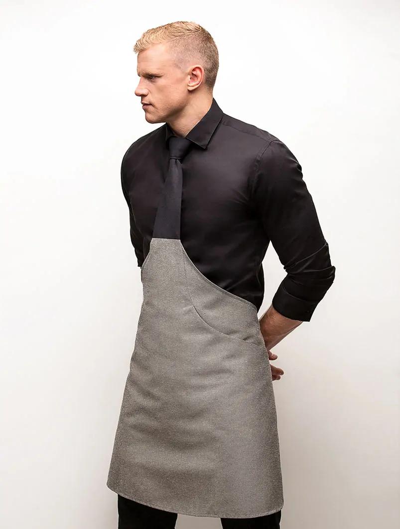 tie apron BARTENDER by Andres Labi
