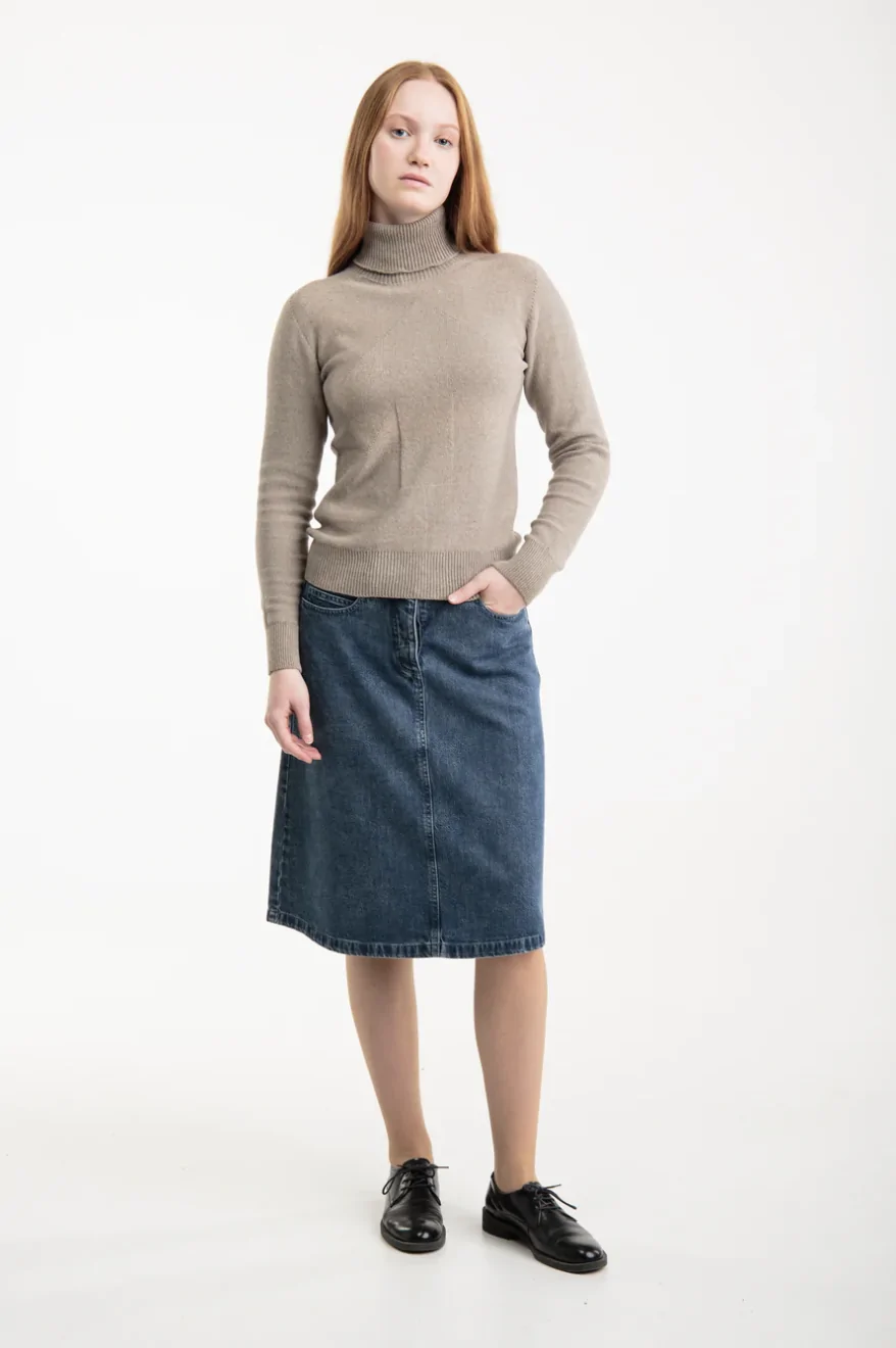 ümbertöödeldud kangast naiste seelik by Reet Aus