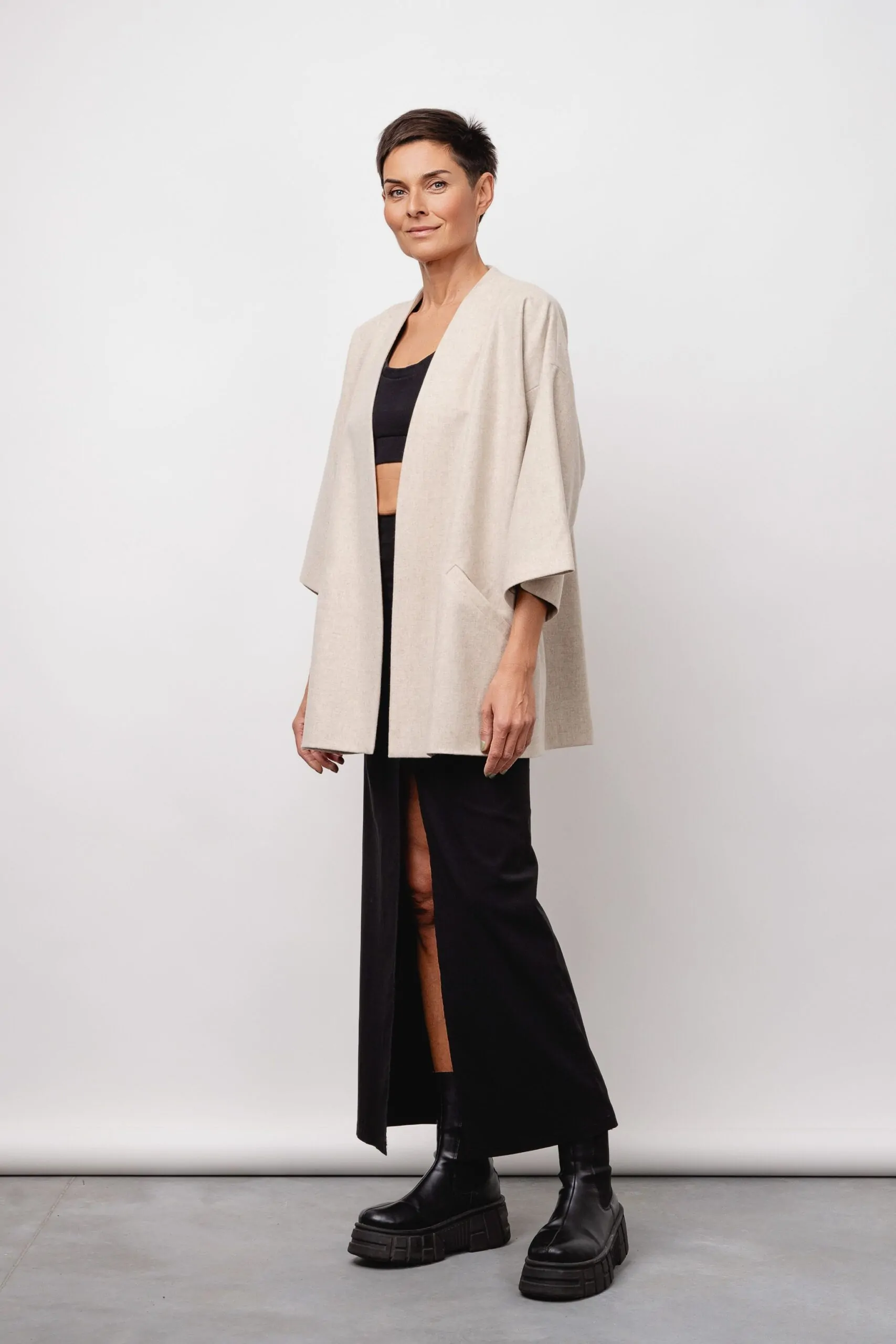 woolen kimono GION by Ellen Richard