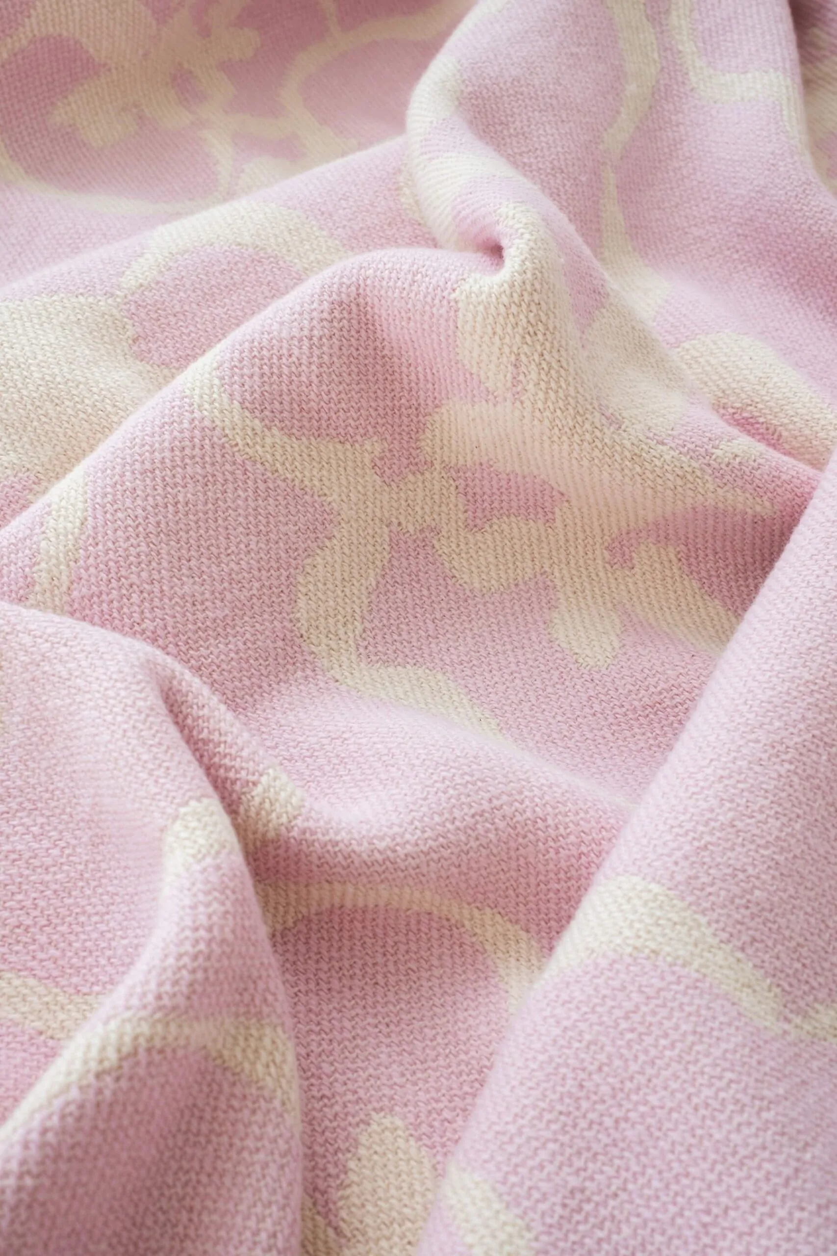 cotton throw FLORA by Woolish