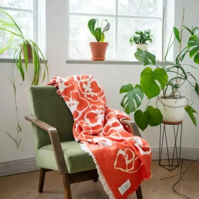 puuvillane pleed FLORA by Woolish