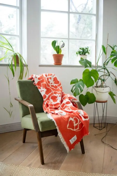 puuvillane pleed FLORA by Woolish