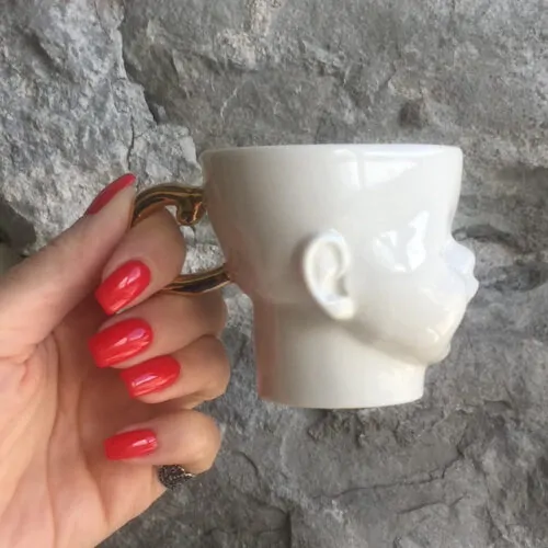 espresso set of 2 golden OH BABY! by Marion Isabelle Varik - Eesti ...