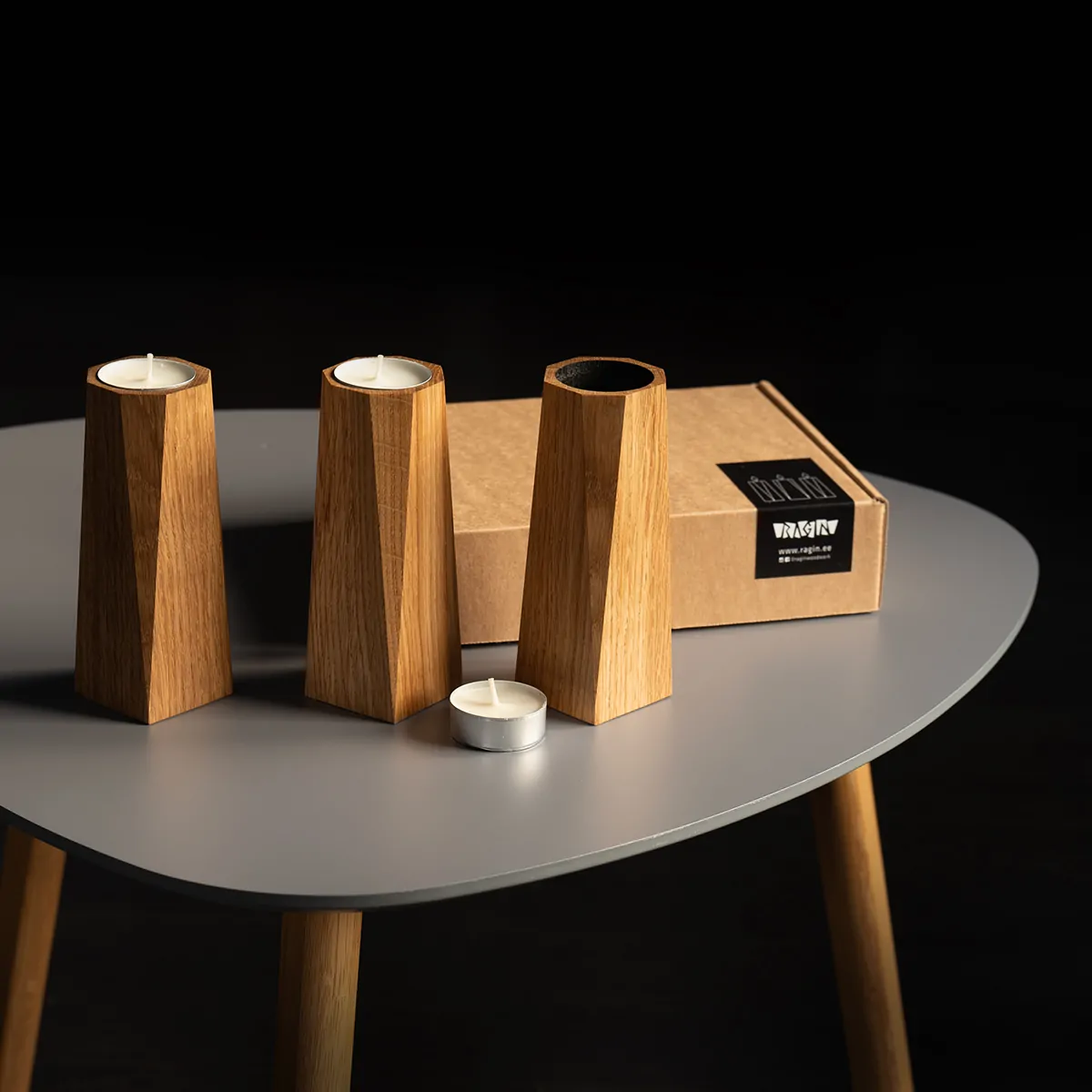 candle holder LIGHTHOUSE x 3 by Ragin